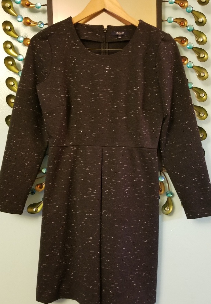 Madewell black and white dress.